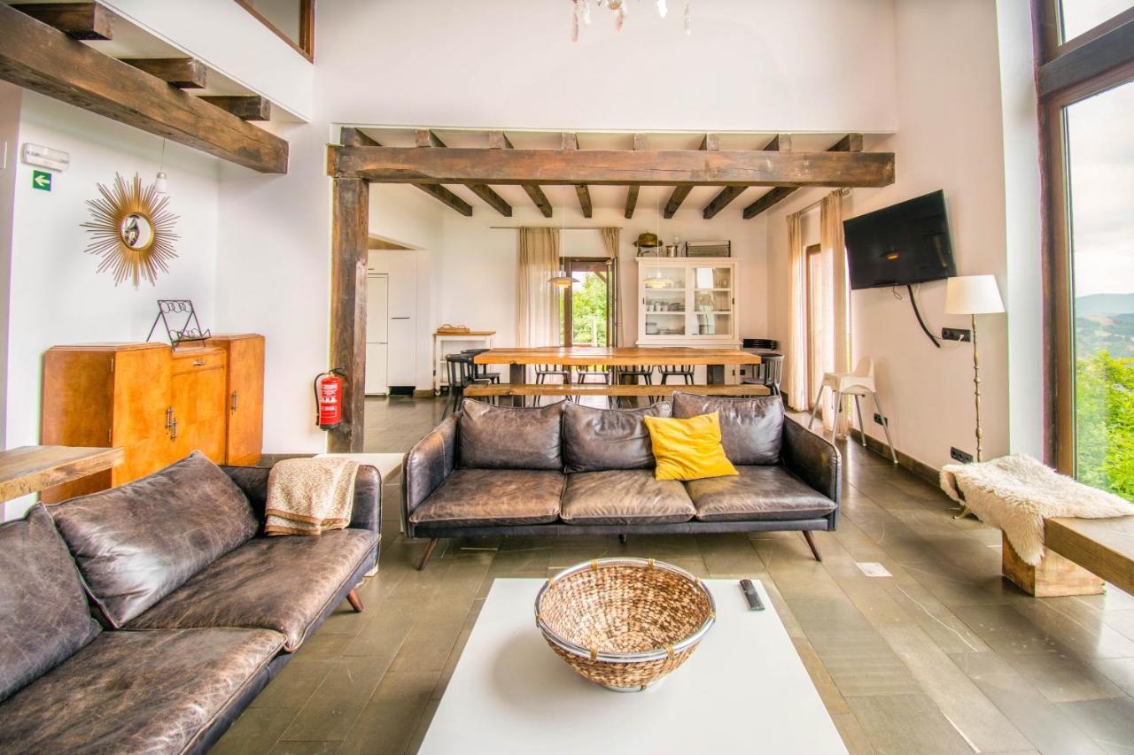 Behin Batean, Espectacular Casa Rural En Pleno Corazon Del Valle Baztan Ziga Eksteriør billede