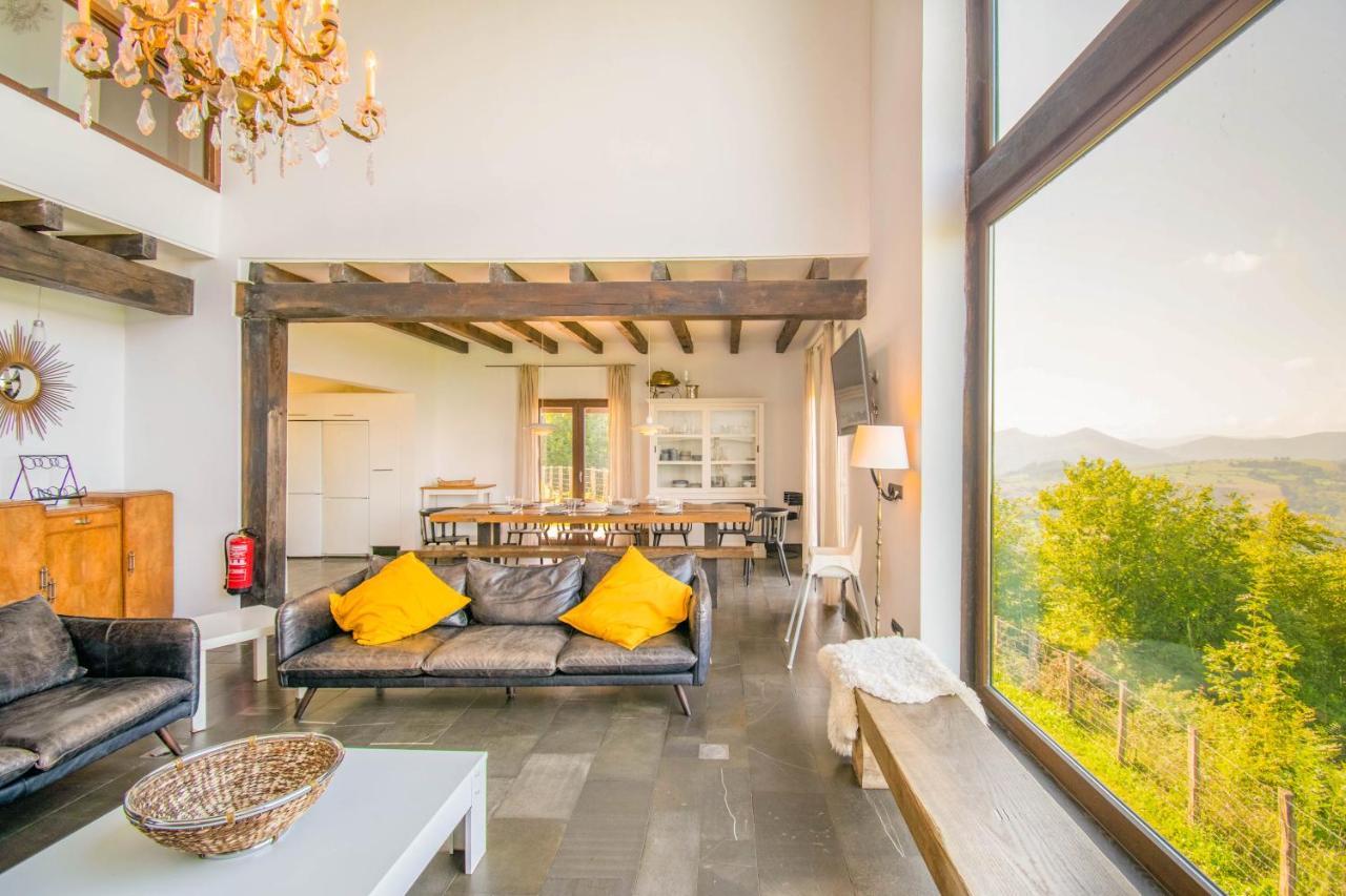 Behin Batean, Espectacular Casa Rural En Pleno Corazon Del Valle Baztan Ziga Eksteriør billede